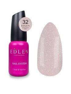 Акрил-гель жидкий для укрепления ногтей, Edlen Water Acrygel Opal, №32, розово-бежевый с опаловыми блестками, 9 мл 4000400932 фото