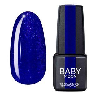 Гель-лак для ногтей Baby Moon Cold Ocean, №24, цвет: ультрамариновый с блёстками, 6 мл 5908254001246 фото