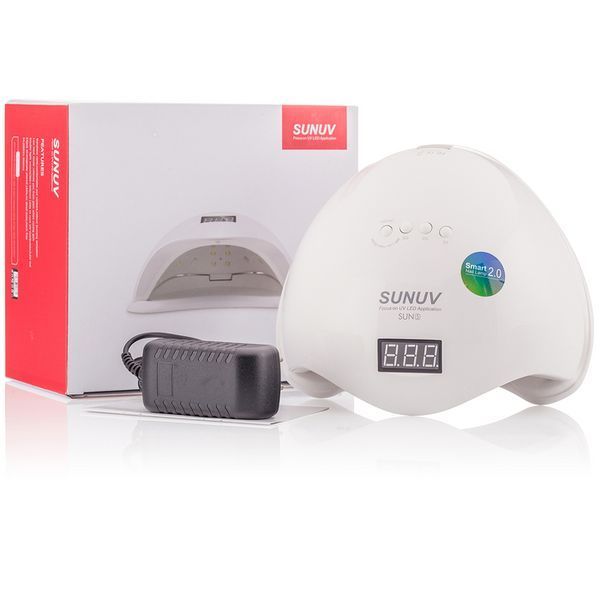 Светодиодная LED лампа для маникюра гель-лака SUNUV SUN 5 48W UV/LED White (Оригинал) 2222808268 фото