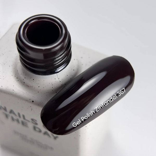 Гель-лак для ногтей, NAILSOFTHEDAY, №367&nbsp;Zinfandel, цвет: темно-бордовый, 10 мл 4821234400000 фото