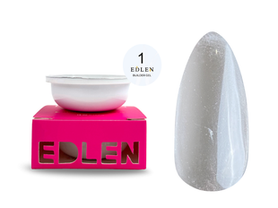 Сменный картридж геля для наращивания ногтей, Edlen Builder gel, №01, прозрачный, 15 мл 4000312007 фото