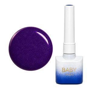 Гель-лак для нігтів, Baby Moon, №130, колір: синьо-фіолетовий з шиммером, 8 мл 5905123019685 фото