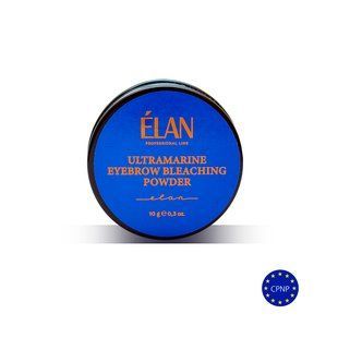 Пудра ультрамаринова для освітлення брів,&nbsp;ELAN&nbsp;Carbon Eyebrow Bleaching Powder, 10 грам 1100400 фото