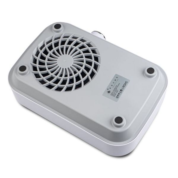 Витяжка для манікюру з НЕРА-фільтром Bucos Cyclone V3-B, з акумулятором, біла, потужність 100W 2472615128 фото