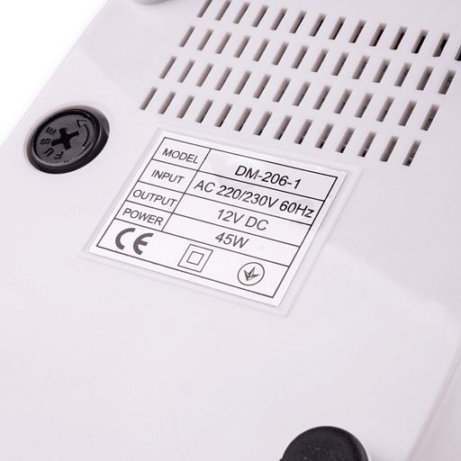 Фрезер для маникюра Simei DM-206 (35000/45W) цвет: бело-черный 1736803967 фото