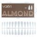 Типсы гелевые&nbsp;для наращивания ногтей, Valeri Nail Gel Tips, Almond (миндаль), 240 шт NVNGTA фото 1