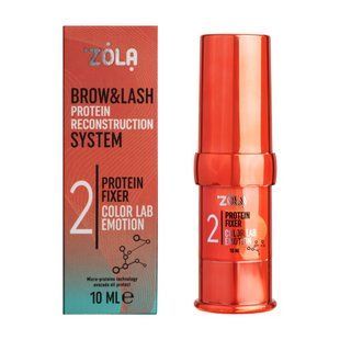 Состав для ламинирования ресниц и бровей, ZOLA Protein Fixer Color Lab Emotion, №02, 10 мл 05726 фото