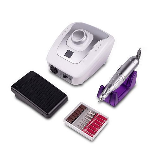Фрезер для маникюра Simei DM-206 (35000/45W) цвет: бело-серебряный 1736853592 фото