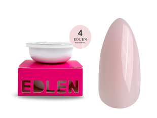 Змінний картридж гелю для нарощування нігтів, Edlen Builder gel, №04, рожево-молочний, 15 мл 4000312010 фото