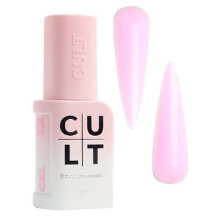 Гель рідкий камуфлюючий для зміцнення нігтів, Cult Bottle Gel, №012 Candy Kiss, яскраво-рожевий, 13 мл 1212 фото