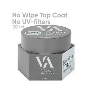 Топ для гель-лаку без липкого шару без УФ-фільтрів&nbsp;Valeri Non Wipe Top (no UV-filters), 30 мл NVTNW30nUv фото