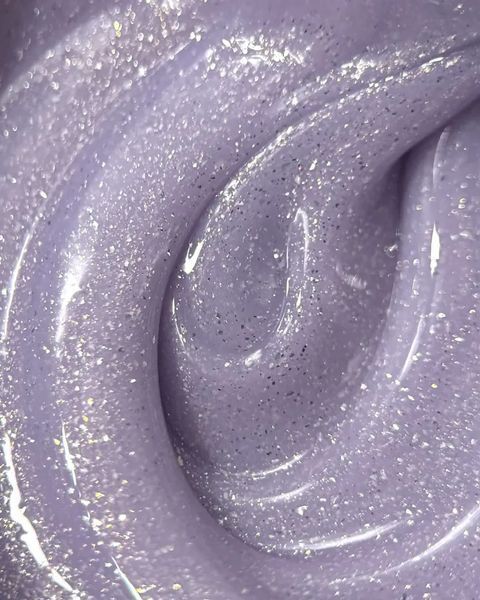 Гель камуфлирующий для наращивания ногтей, LUNAmoon Shimmer Gel, №06, сиреневый с шиммером, 30 мл 323-6092-1774 фото