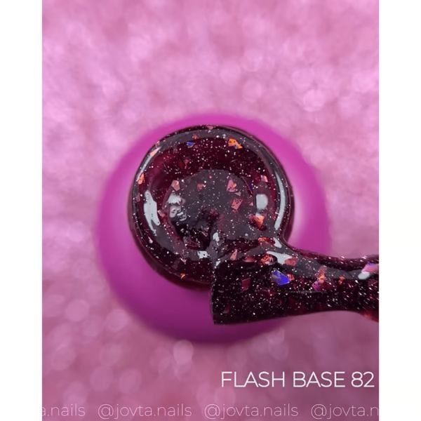 База світловідбивна, Edlen Cover base Flash, №82, червона, 17 мл 4000423282 фото
