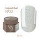 Гель жидкий камуфлирующий для укрепления ногтей, Valeri Liquid Gel, №22, молочный с шиммером, 15 мл NVLG15-22 фото 1