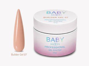 Гель камуфлирующий для наращивания ногтей, Baby&nbsp;Moon Builder Gel, №07, бежевый, 15 мл 3132484847 фото