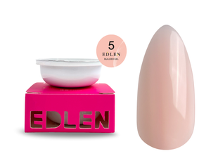 Змінний картридж гелю для нарощування нігтів, Edlen Builder gel, №05, теплий рожевий, 15 мл 4000312011 фото