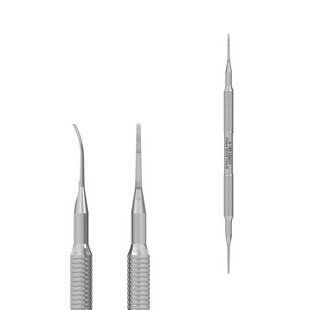 Лопатка педикюрная Staleks Pro Expert 60 type 4 (пилка тонкая прямая + пилка тонкая с загнутым концом) PE-60/4 фото