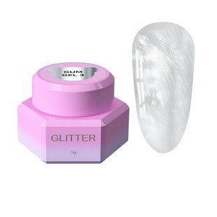 Гель-жвачка для дизайна ногтей,&nbsp;You Are Cute Gum Gel,&nbsp;№03, цвет: молочный с перламутром, 5 мл 759-5826-1720 фото