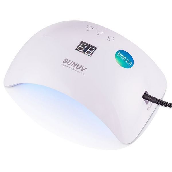 Светодиодная LED лампа для маникюра гель-лака SUNUV SUN 8 48W UV/LED White (Оригинал) 2552565703 фото