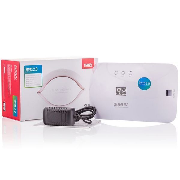 Светодиодная LED лампа для маникюра гель-лака SUNUV SUN 8 48W UV/LED White (Оригинал) 2552565703 фото
