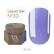 Гель жидкий камуфлирующий для укрепления ногтей, Valeri Liquid Gel, №30, синий с шиммером, 15 мл NVLG15-30 фото 1