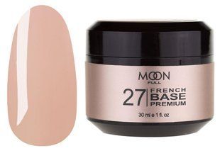 База камуфлююча Moon Full French Base Premium, №27, бежева, 30 мл 5908254002168 фото