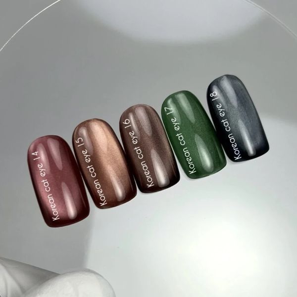 Гель-лак для ногтей с эффектом кошачьего глаза, NAILSOFTHEDAY Korean cat eye, №18, цвет: темно-синий, 10 мл 4828594660006 фото