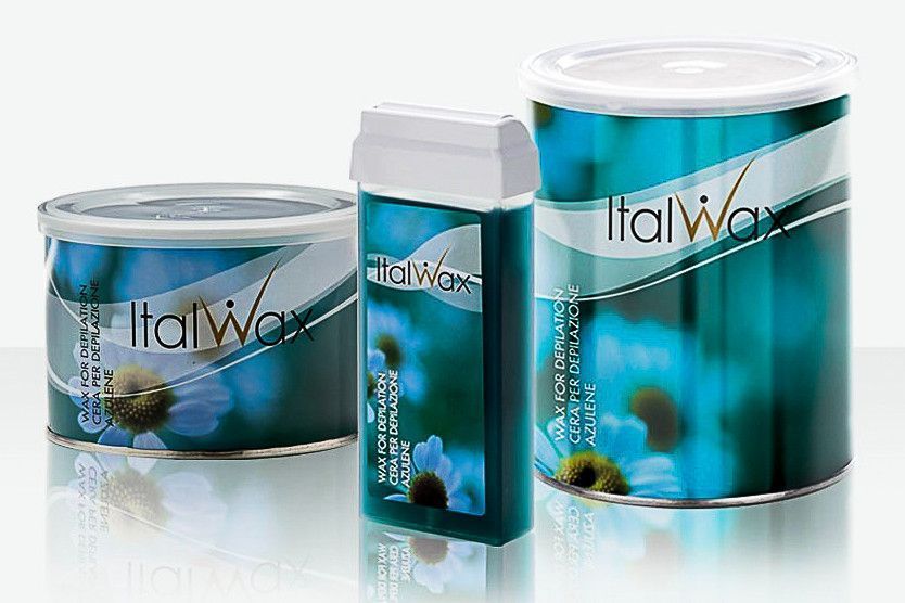 Воск в картридже для депиляции ItalWAX, Азулен, 100 мл C100AZ_IT фото