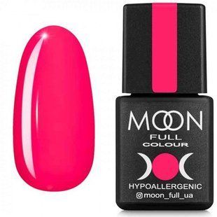 Гель-лак для нігтів Moon Full Neon, №709, колір: рожевий насичений, 8 мл 5908254189128 фото