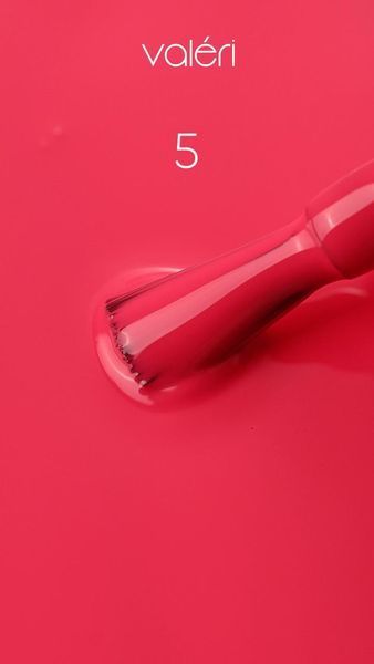 Гель-лак для нігтів, Valeri, №05, колір: рожевий Барбі, 6 мл NVA5 фото