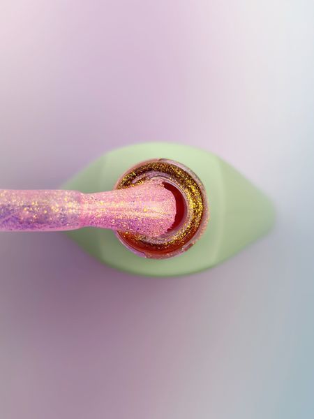 Гель рідкий камуфлюючий для зміцнення нігтів, You Are Cute Bottle Gel Vibe, Bloom, золотисто-персиковий, 5 мл 709-5713-1655 фото