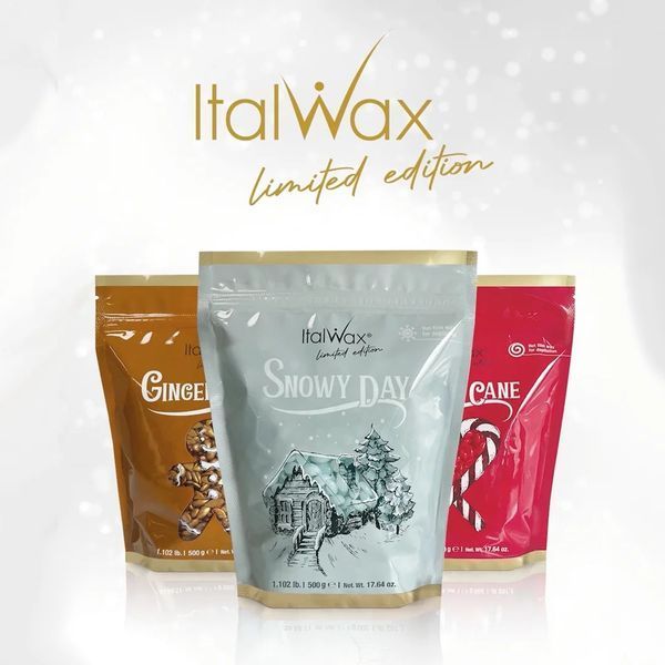 Віск в гранулах для депіляції ItalWAX Limited Edition, Ginger Bread, Імбирний пряник, 500 грам C_FWP500DP_GB_IT фото