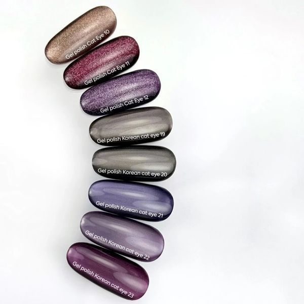 Гель-лак для нігтів з ефектом котячого ока, NAILSOFTHEDAY Korean cat eye, №20, колір: сіро-коричневий, 6 мл 4821227992000 фото