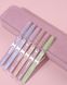 Гель камуфлюючий для нарощування нігтів, LUNAmoon Shimmer Gel, №10, рожево-ліловий з шиммером, 30 мл 323-6096-1778 фото 5