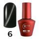 Гель-лак для ногтей с эффектом кошачьего глаза, Roks Cassiopea&nbsp;Cat Eye, №06, цвет: дымчасто-серый, 6 мл 5902200000093 фото 1