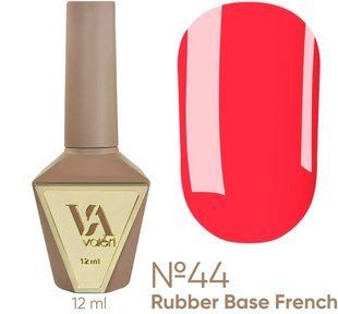 База камуфлююча, Valeri French Base, №44, неоново-коралова, 12 мл NVFB12-44 фото