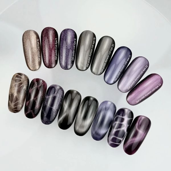 Гель-лак для ногтей с эффектом кошачьего глаза, NAILSOFTHEDAY Korean cat eye, №21, цвет: сливовый, 6 мл 4821236930000 фото