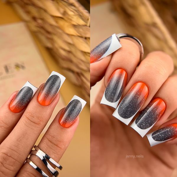 Змінний картридж гелю для нарощування нігтів, Edlen Builder gel Flash, №68, чорний, 15 мл 4000324272 фото