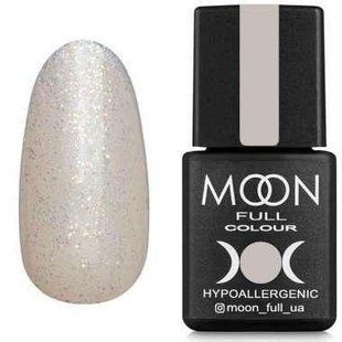 Гель-лак для нігтів Moon Full Opal, №502, колір: напівпрозорий з дрібним різнокольоровим шимером, 8 мл 5908254188992 фото