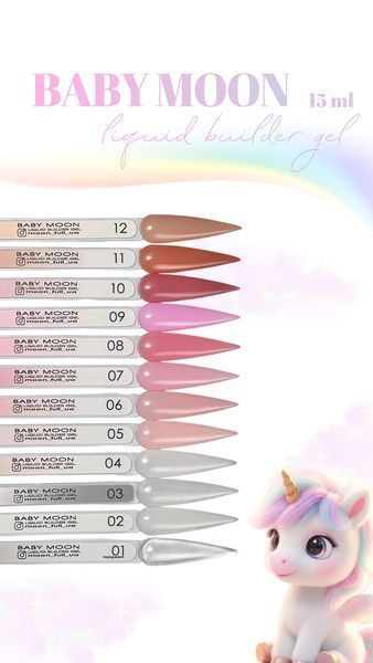 Гель жидкий камуфлирующий для укрепления ногтей, Baby&nbsp;Moon Liquid&nbsp;Builder Gel, №05, персиково-розовый, 15 мл 5905123011474 фото