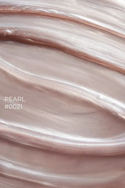 Гель камуфлюючий для нарощування нігтів DNKa Builder Gel Pearl, №0021, Бежево-рожевий з перлинним&nbsp;перламутром, 30 мл BGD0021 фото