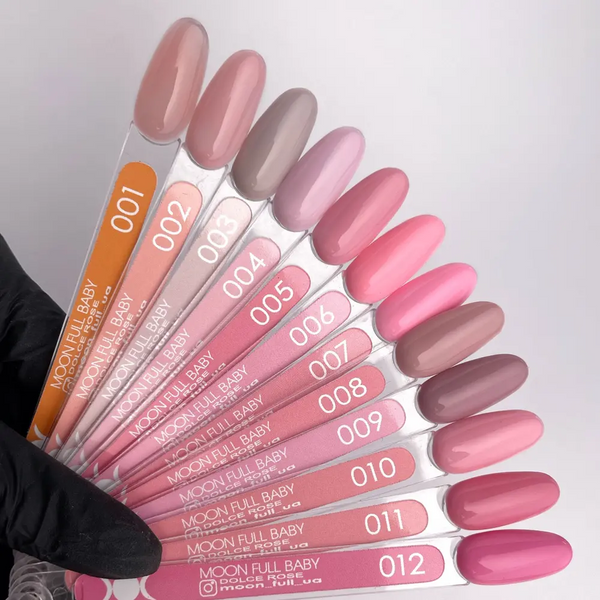 Гель-лак для нігтів Baby Moon Dolce Rose, №12, колір: світло-рожевий холодний, 6 мл 5908254000126 фото