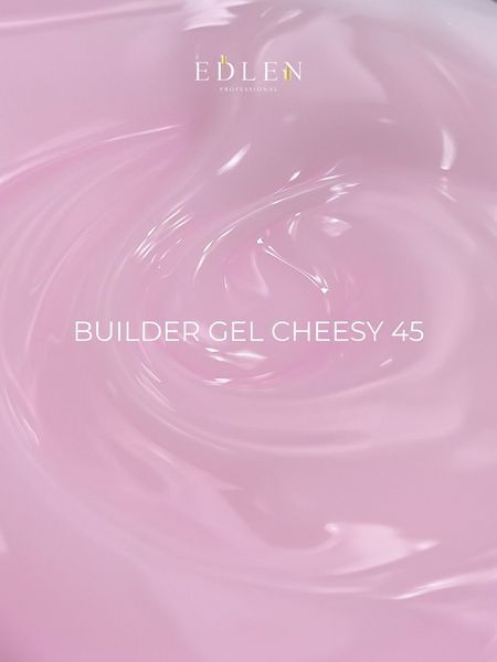 Сменный картридж геля для наращивания ногтей, Edlen Builder gel Cheesy, №45, молочно-розовый, 15 мл 4000312249 фото