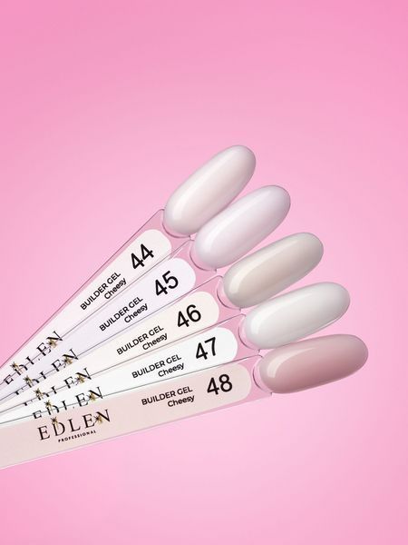 Сменный картридж геля для наращивания ногтей, Edlen Builder gel Cheesy, №45, молочно-розовый, 15 мл 4000312249 фото