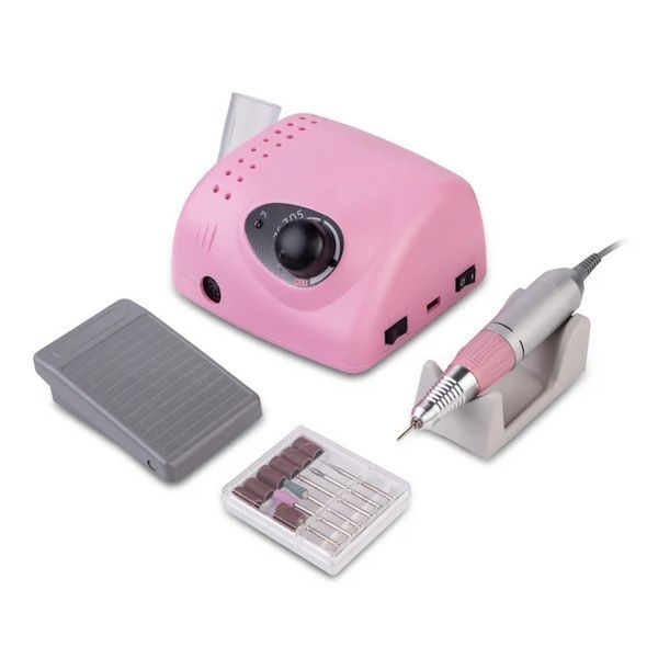 Фрезер для маникюра BUCOS&nbsp;Nail Drill ZS-705 PINK&nbsp;(35000/65W) + 6 улучшенных фрез, цвет: розовый 2964298675 фото