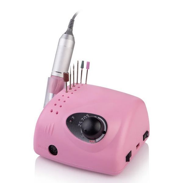 Фрезер для маникюра BUCOS&nbsp;Nail Drill ZS-705 PINK&nbsp;(35000/65W) + 6 улучшенных фрез, цвет: розовый 2964298675 фото