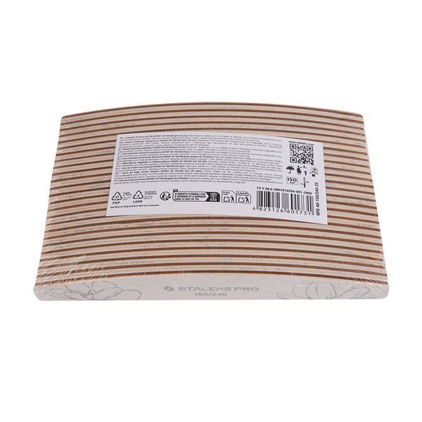 Пилочка для ногтей Staleks Pro Expert 40, 150/240 грит, 25 шт &ndash; NFE-40-150/240-25 NFE-40-150/240-25 фото