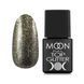 Топ для гель-лаку без липкого шару Moon Full Glitter Gold Top, №02, прозорий із золотистим мікроблиском, 8 мл 5908254189555 фото 1