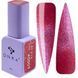 Гель-лак для нігтів з ефектом котячого ока, DNKa Cat Eye, №0009, колір: малиновий, 12 мл FTCGP0009 фото 1