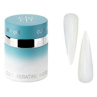 Гель камуфлюючий для нарощування нігтів, Cult Builder Gel Skin Edit, №001, молочний, 30 мл 1251 фото
